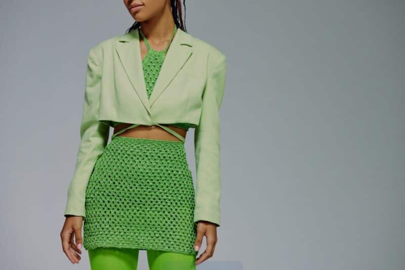 verde moda 02 Looks Monocromáticos