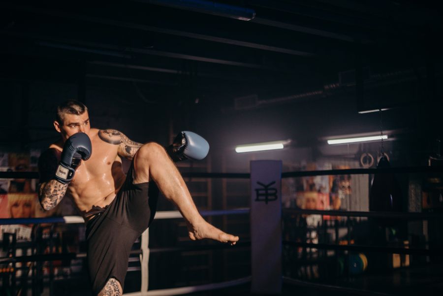 Cueca boxer masculina para esportes